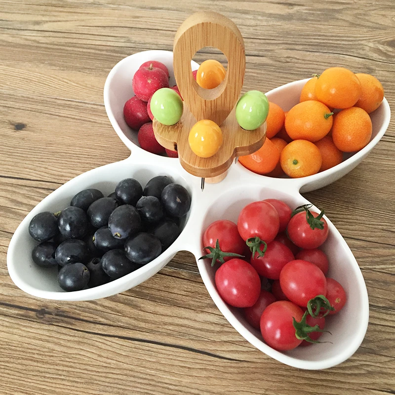 Handy Ceramics Assorted Dish Decorative Porcelain Afternoon Tea Divisions Serving Tray Picnic Dinnerware for Snack and Fruit
Handy Ceramics Assorted Dish Decorative Porcelain Afternoon Tea Divisions Serving Tray Picnic Dinnerware for Snack and Fruit