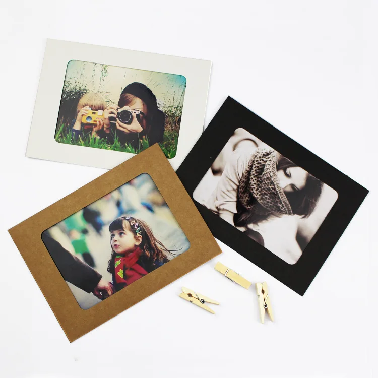6 inch DIY Combination Wall Photo Frame Hanging Wall Photos Picture Album Kraft Paper For Card Photo Holding And Clipping
6 inch DIY Combination Wall Photo Frame Hanging Wall Photos Picture Album Kraft Paper For Card Photo Holding And Clipping