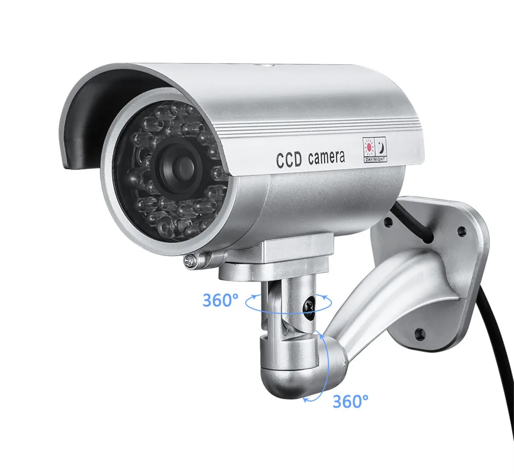 Outdoor Fake Dummy Camera Outdoor Indoor Waterproof Security CCTV Surveillance Videcam with LED ligh
Outdoor Fake Dummy Camera Outdoor Indoor Waterproof Security CCTV Surveillance Videcam with LED ligh