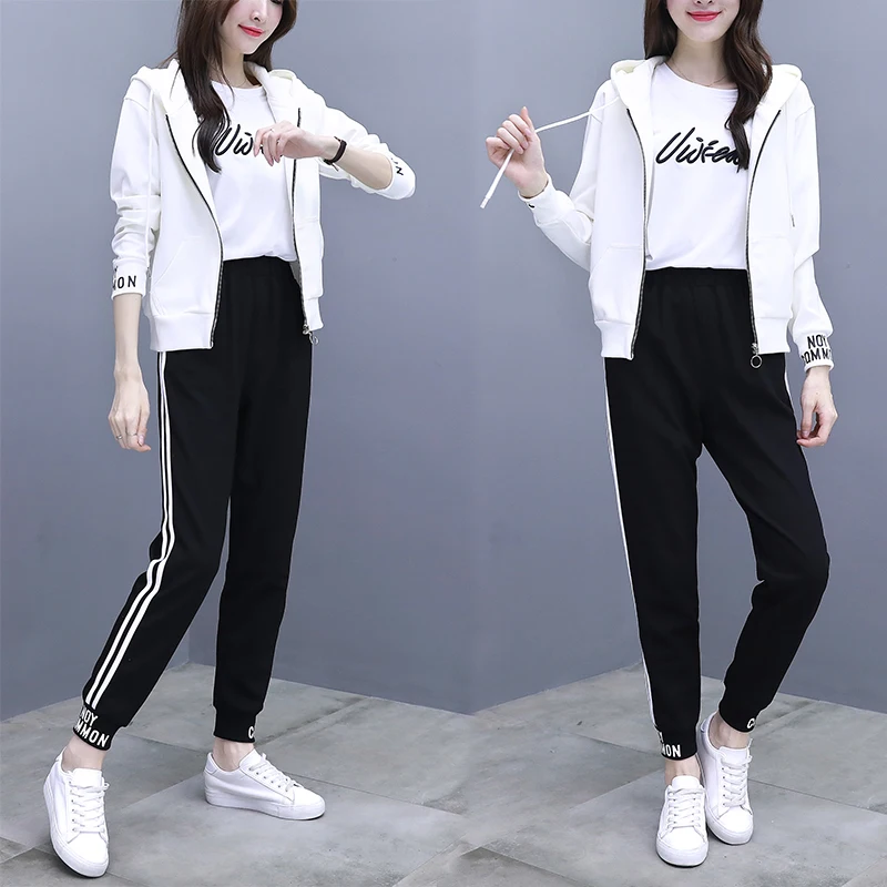 new letters print fashion leisure suits women's clothing set long sleeve hoodies jacket pants fleece two-piece outfit student
new letters print fashion leisure suits women's clothing set long sleeve hoodies jacket pants fleece two-piece outfit student