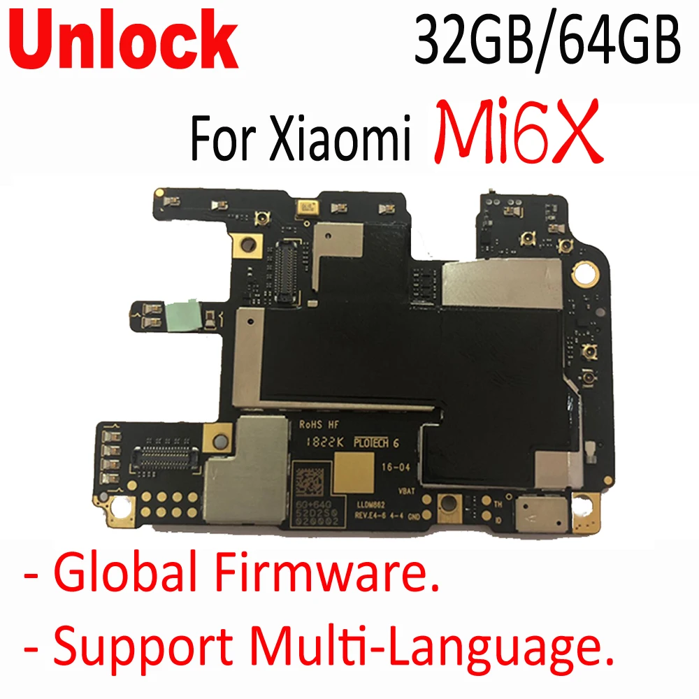Оригинальная Многоязычная разблокированная материнская плата Xiaomi Mi6X Mi 6X m6x материнская плата детали чипсета
Оригинальная Многоязычная разблокированная материнская плата Xiaomi Mi6X Mi 6X m6x материнская плата детали чипсета