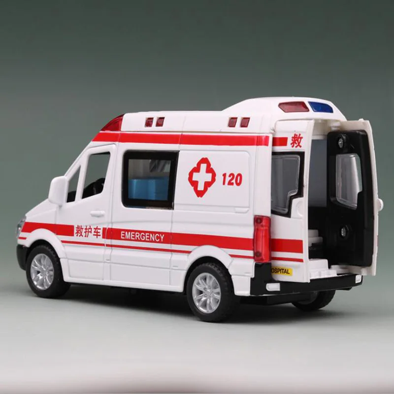 1/36 Scale 14.5CM Alloy Car Rescue the wounded 120 Ambulance Hospital Emergency Bus Pull Back Diecasts VehiclesModel ToyChildren
1/36 Scale 14.5CM Alloy Car Rescue the wounded 120 Ambulance Hospital Emergency Bus Pull Back Diecasts VehiclesModel ToyChildren