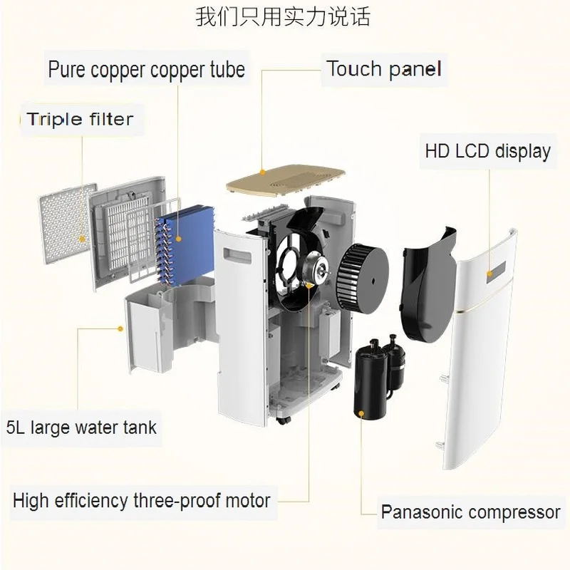 Household villa Industrial dehumidifier bedroom Mute Hygroscopic basement dryer compressor 120m2 large area dehumidification
Household villa Industrial dehumidifier bedroom Mute Hygroscopic basement dryer compressor 120m2 large area dehumidification