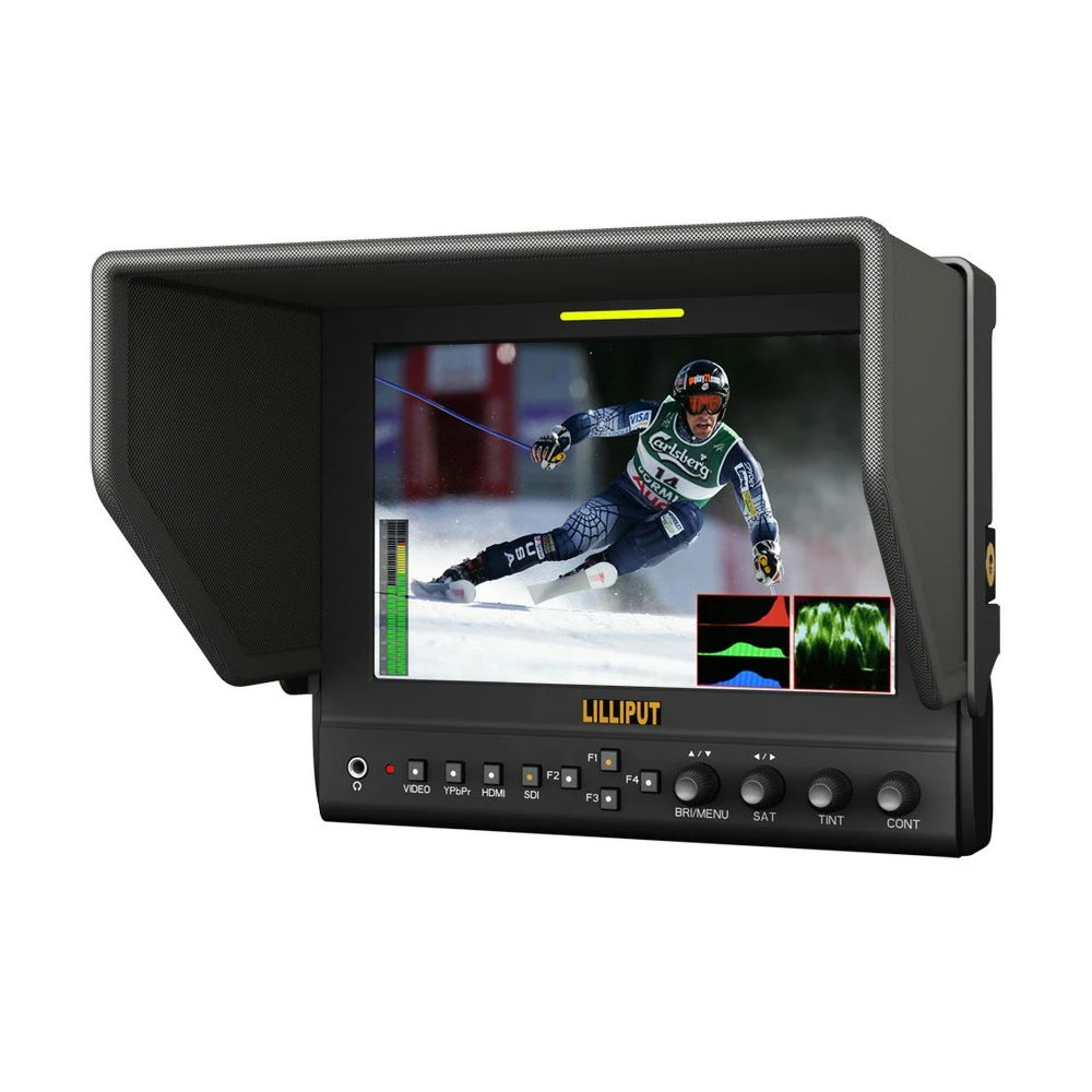 LILLIPUT 663/S2 7" LED IPS 3G-SDI Field Monitor With Advanced Functions For DSLR Full HD Camcorder SDI RGB AV HDMI Digi Monitor
LILLIPUT 663/S2 7" LED IPS 3G-SDI Field Monitor With Advanced Functions For DSLR Full HD Camcorder SDI RGB AV HDMI Digi Monitor