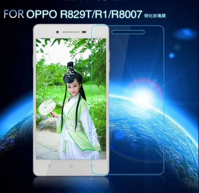 2.5D Закаленное стекло для OPPO R1 R1L R1S Высококачественная защитная пленка