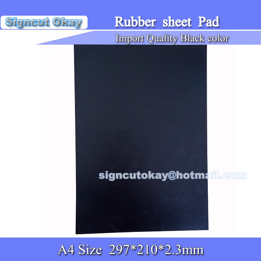 5pcs/lot Import quality Rubber Sheet Black Color A4 297*220*2.3mm With Trodat Logo For Co2 Laser Engraver Machine
5pcs/lot Import quality Rubber Sheet Black Color A4 297*220*2.3mm With Trodat Logo For Co2 Laser Engraver Machine