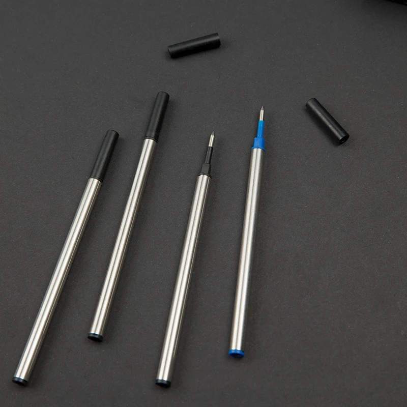 10 Pcs Metal Ballpoint pen refills 0.7mm black blue ink refills for roller ball pens 2017
10 Pcs Metal Ballpoint pen refills 0.7mm black blue ink refills for roller ball pens 2017