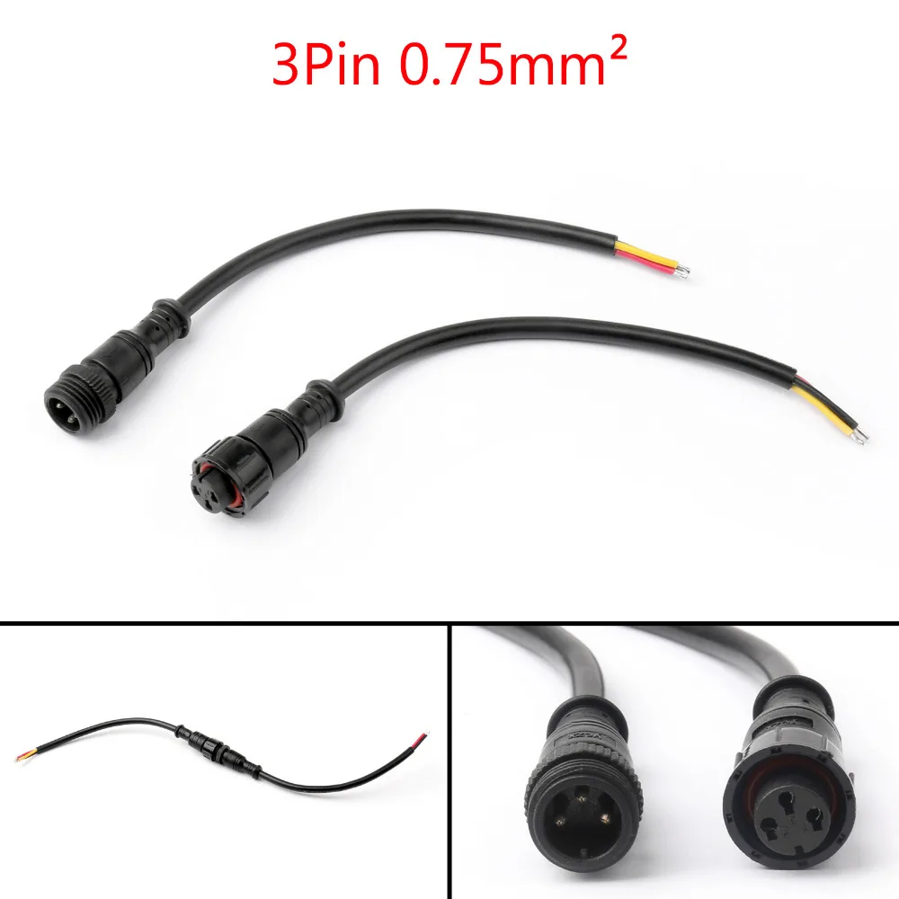 led Connector Waterproof IP68 BLACK Cable for LED Strips Light 2pin 3pin for floodlights underground wall lamp 15cm+15cm
led Connector Waterproof IP68 BLACK Cable for LED Strips Light 2pin 3pin for floodlights underground wall lamp 15cm+15cm