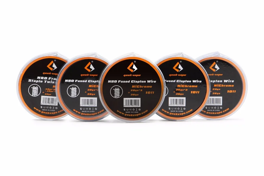 original GeekVape N80 Framed Staple twisted wire (26ga*2 twisted+26ga*2)+32ga for vape tank ecig accessory
original GeekVape N80 Framed Staple twisted wire (26ga*2 twisted+26ga*2)+32ga for vape tank ecig accessory