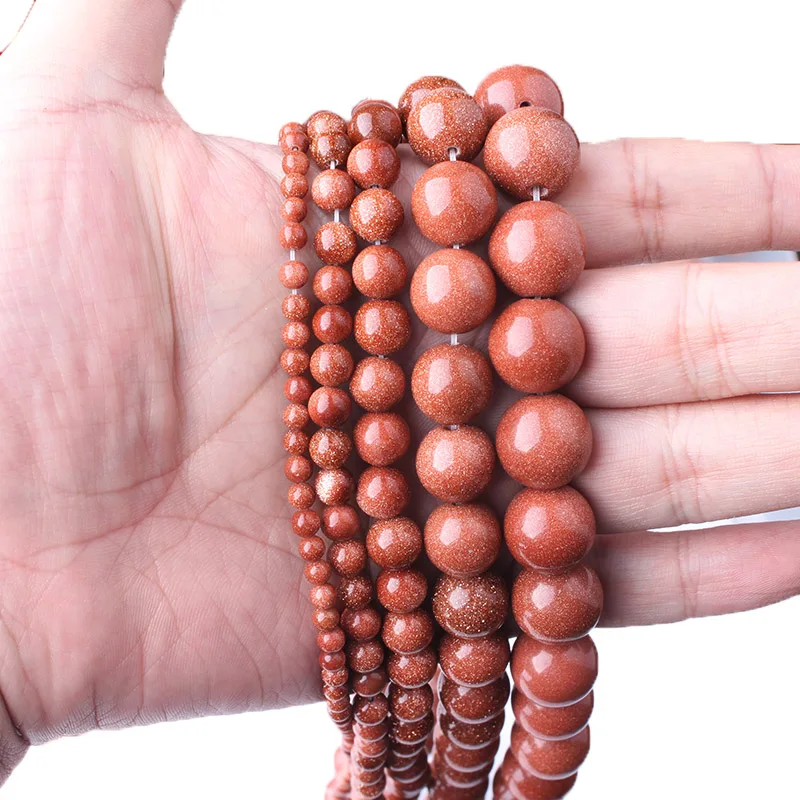 CAMDOE DANLEN Natural Gem Stone Bead Gold Blue Sand Stone 4 6 8 10 12mm Round Loose Beads Ball Fit Diy for Charms Jewelry Making
CAMDOE DANLEN Natural Gem Stone Bead Gold Blue Sand Stone 4 6 8 10 12mm Round Loose Beads Ball Fit Diy for Charms Jewelry Making