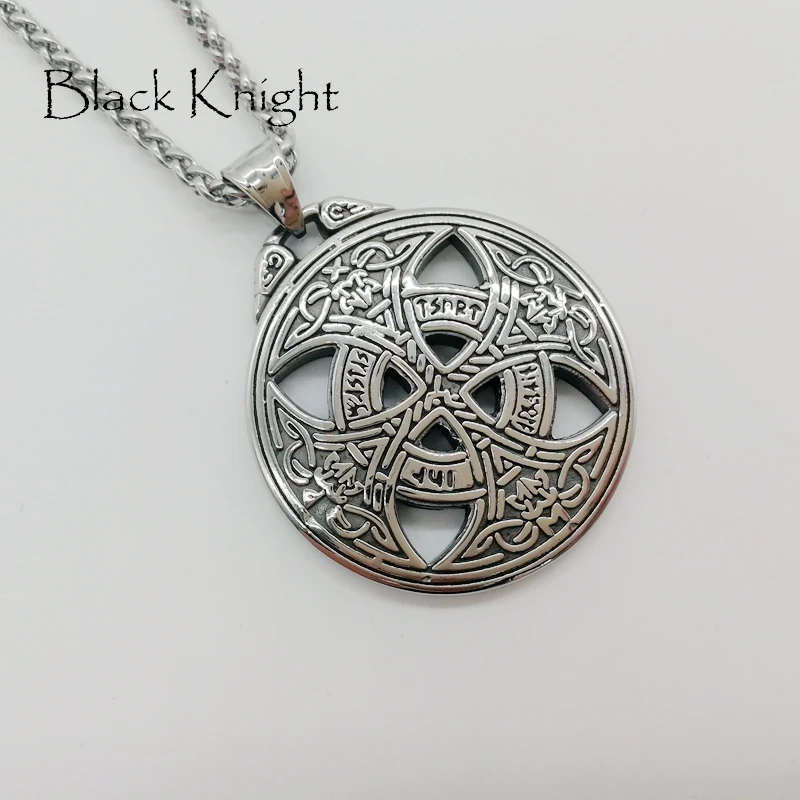 Black Knight Vintage silver color mysterious knot pendant necklace 316L stainless steel men necklace jewelry fashion BLKN0613
Black Knight Vintage silver color mysterious knot pendant necklace 316L stainless steel men necklace jewelry fashion BLKN0613