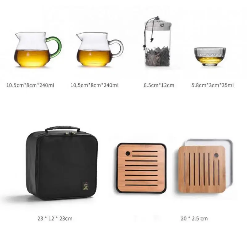 Elegant Glass Tea Set Glass Teapot With Cups Bamboo Tea Tray Tea Set Kettle Warmer Glass Teapot for Wedding Christmas Gift set
Elegant Glass Tea Set Glass Teapot With Cups Bamboo Tea Tray Tea Set Kettle Warmer Glass Teapot for Wedding Christmas Gift set