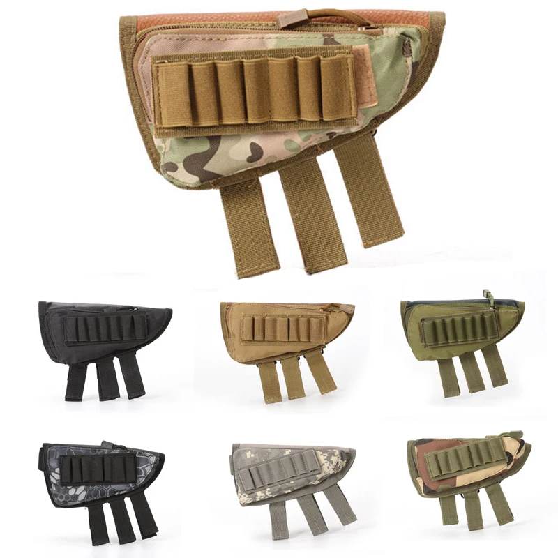 Outdoor Multifunctional Tactical Gills Package Hunting Shooting Rifle Gun Buttstock Shell Holder Cheek Rest Pouch
Outdoor Multifunctional Tactical Gills Package Hunting Shooting Rifle Gun Buttstock Shell Holder Cheek Rest Pouch