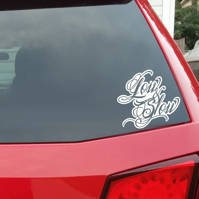 QYPF 15.5cm*14.2cm LOW AND SLOW Fashion Vinyl Car-styling Decals Car Sticker Black/Silver Accessories C15-0021
QYPF 15.5cm*14.2cm LOW AND SLOW Fashion Vinyl Car-styling Decals Car Sticker Black/Silver Accessories C15-0021