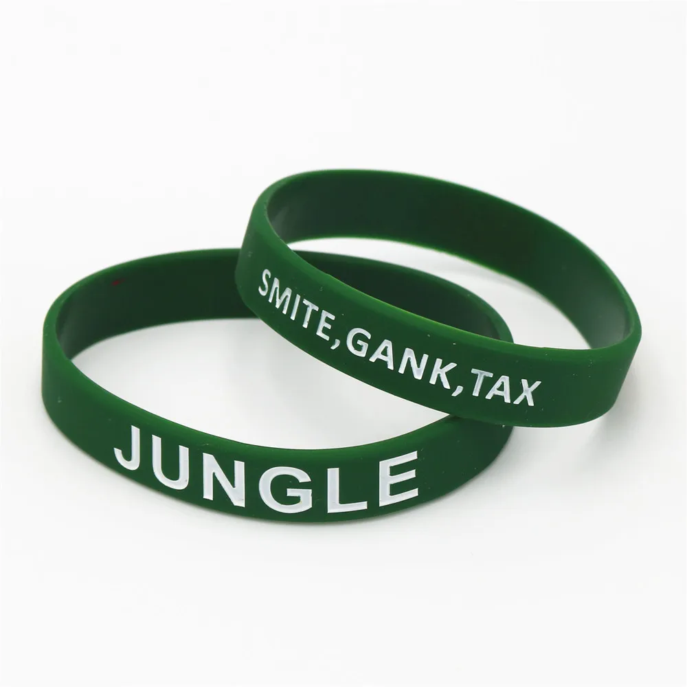 6PCS Silicone Game Wristband Bracelet Bangles Letters Printed Band Wholesale SH040 | Украшения и аксессуары