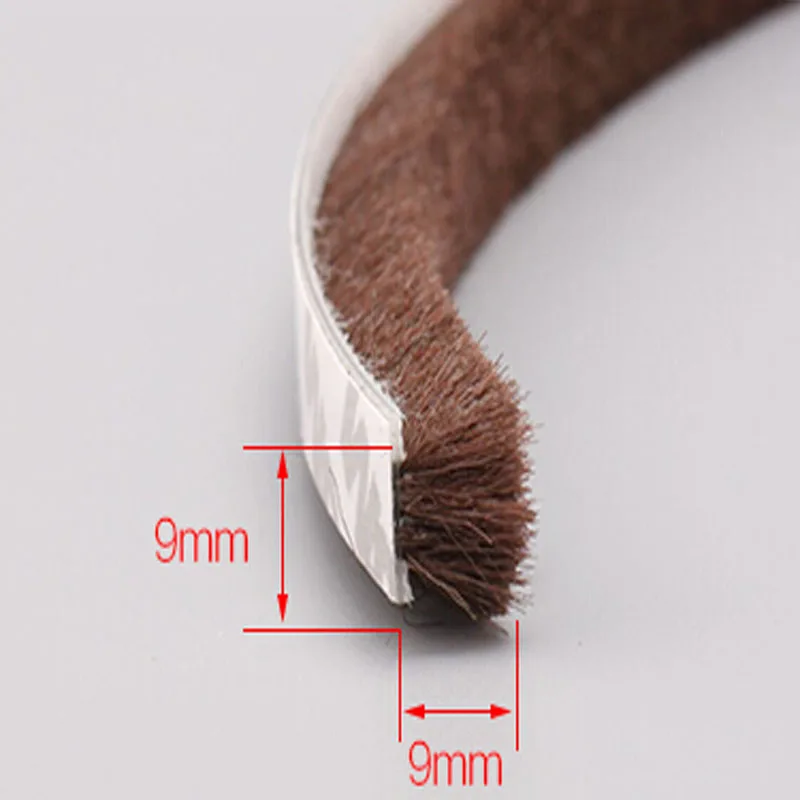 9mm x 9mm Self adhesive dustproof window door brush seal strip windproof weatherstrip
9mm x 9mm Self adhesive dustproof window door brush seal strip windproof weatherstrip