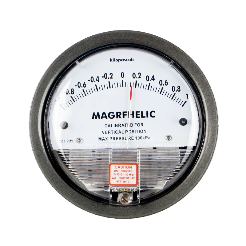 -1~1KPA Differential Pressure Gauge 4- 3/4" dia. X 2-3/16" Round Type Pointer Instrument Micromanometer TE2000
-1~1KPA Differential Pressure Gauge 4- 3/4" dia. X 2-3/16" Round Type Pointer Instrument Micromanometer TE2000