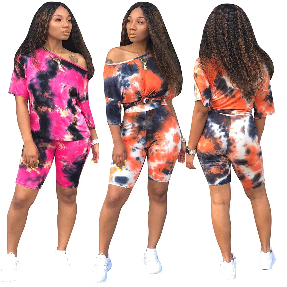 Fashion Slash Neck Short Print Top With Bodycon Shorts 2 Piece Suits One Shoulder Plus Size Casual Tracksuits Matching Sets
Fashion Slash Neck Short Print Top With Bodycon Shorts 2 Piece Suits One Shoulder Plus Size Casual Tracksuits Matching Sets