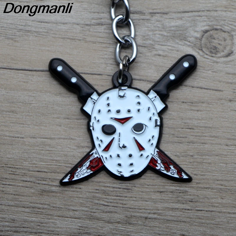 L3717 Cartoon Friday the 13th Enamel Metal Pendant Keychain For Movie Fans Gifts Key Holder Car key Rings Jewelry
L3717 Cartoon Friday the 13th Enamel Metal Pendant Keychain For Movie Fans Gifts Key Holder Car key Rings Jewelry