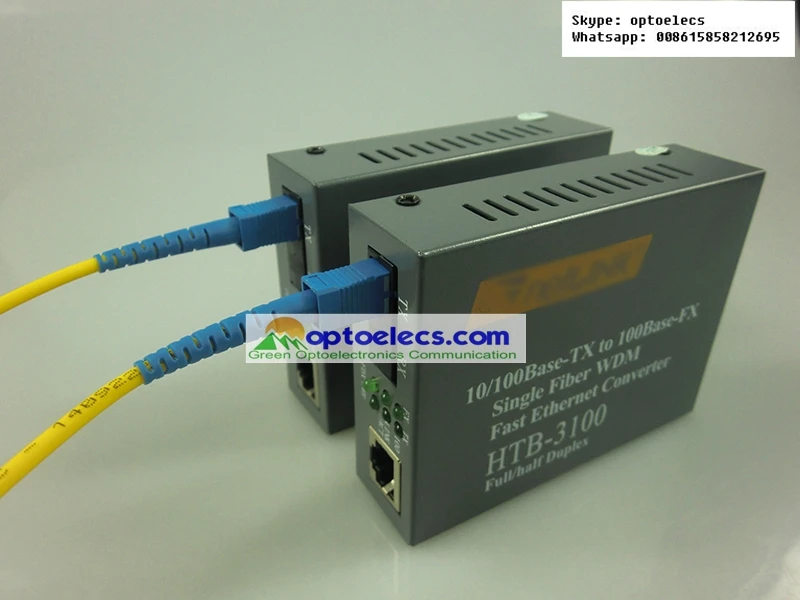 Free Shipping Htb-3100ab-40km Optical Fiber Media Converter 40km SC 10/100M Singlemode Single Fiber
Free Shipping Htb-3100ab-40km Optical Fiber Media Converter 40km SC 10/100M Singlemode Single Fiber