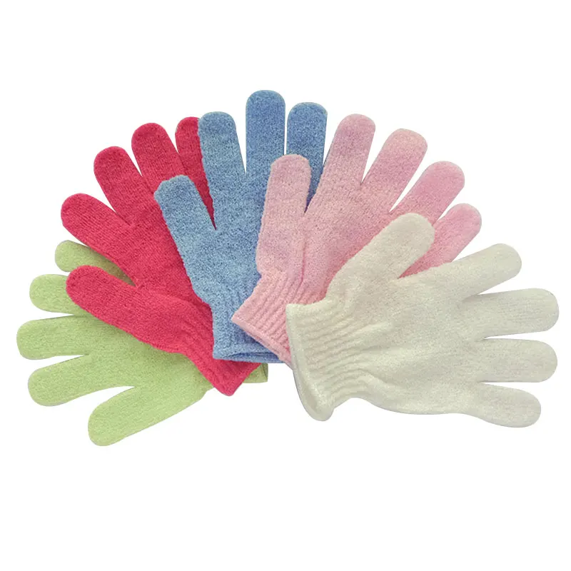 4 пары/8 шт рукавицы для душа отшелушивающие пенопластовые перчатки ванны и спа