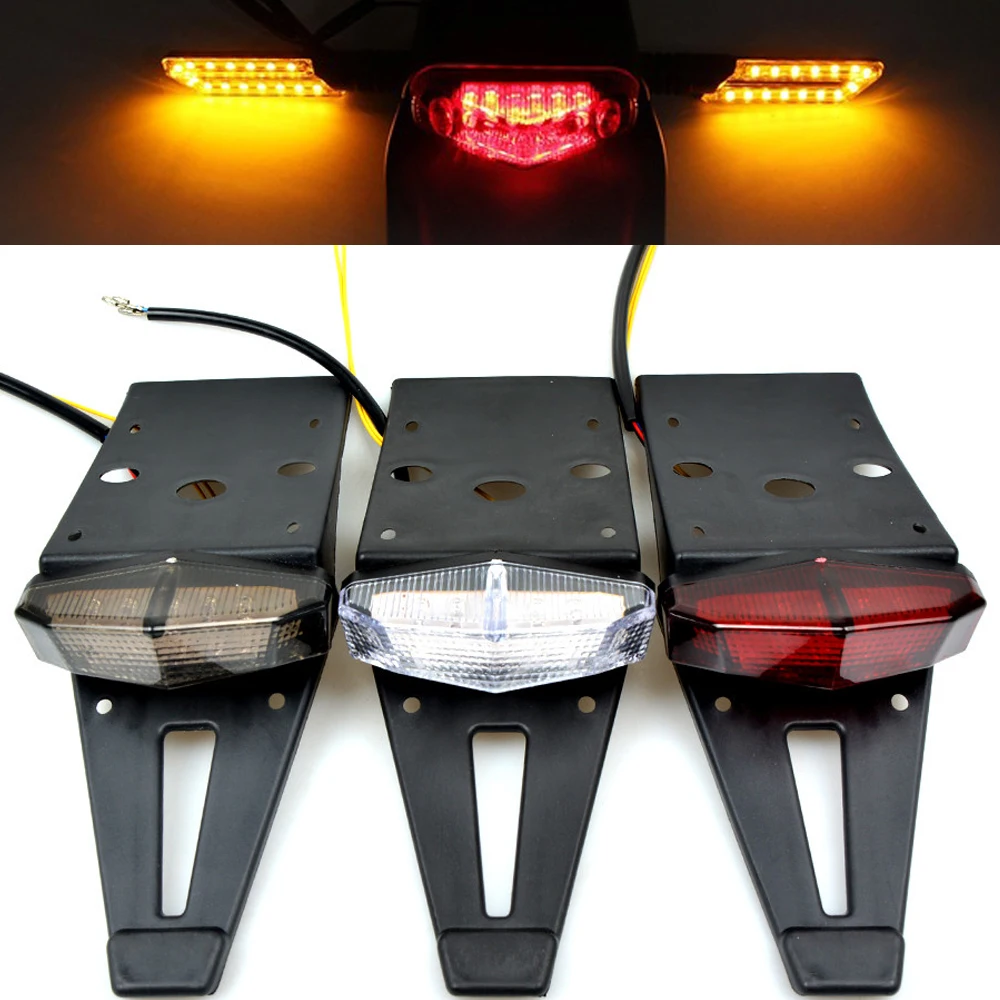 Motorcycle Tail light Rear Fender License Plate Holder 12V LED Taillight Brake Lamp FOR Honda CRF250R CRF250 X CRF450R CRF450 X
Motorcycle Tail light Rear Fender License Plate Holder 12V LED Taillight Brake Lamp FOR Honda CRF250R CRF250 X CRF450R CRF450 X