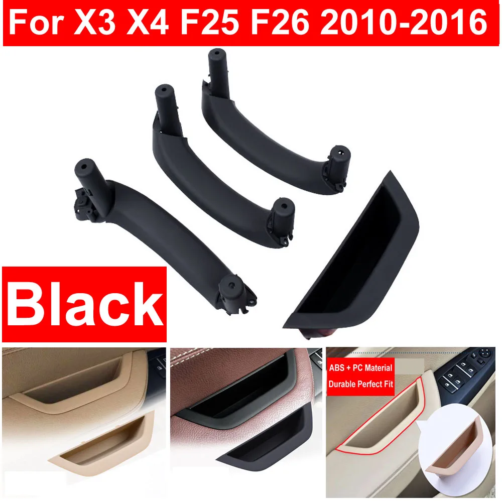 LHD RHD Black Car Front Rear Left Right Interior Door Handle Inner Panel Pull Trim Cover Armrest For BMW X3 X4 F25 F26 10-2017
LHD RHD Black Car Front Rear Left Right Interior Door Handle Inner Panel Pull Trim Cover Armrest For BMW X3 X4 F25 F26 10-2017