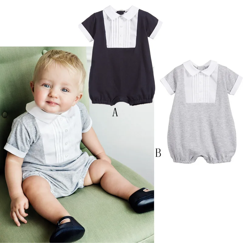 2020 Summer Baby Girls Romper Short Sleeve Infant Jumpsuits Cotton Turn-down Collar Newborn Fashion Rompers Baby Boys Clothes
2020 Summer Baby Girls Romper Short Sleeve Infant Jumpsuits Cotton Turn-down Collar Newborn Fashion Rompers Baby Boys Clothes