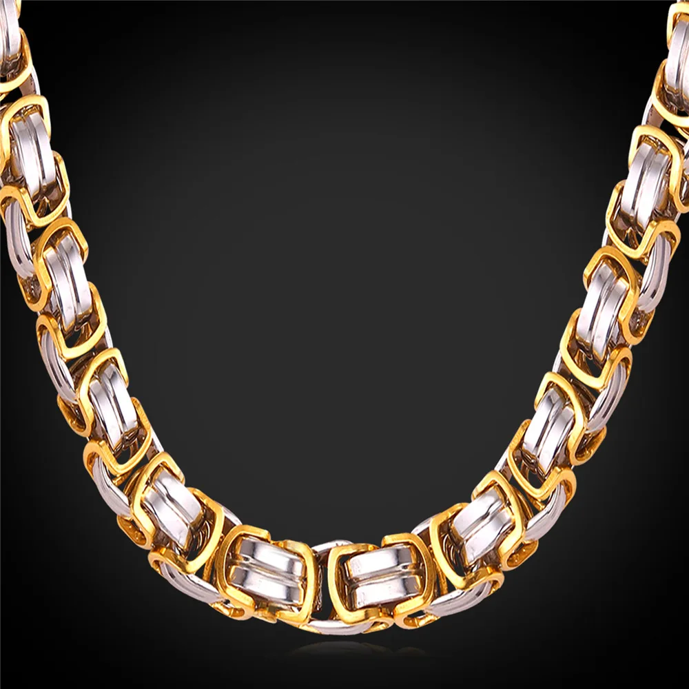 Stainless Steel Chain Hip Hop Jewelry "316L" Stamp New 9MM Thick Gold Color Chain For Men Statement Necklace Chunky GN1149
Stainless Steel Chain Hip Hop Jewelry "316L" Stamp New 9MM Thick Gold Color Chain For Men Statement Necklace Chunky GN1149
