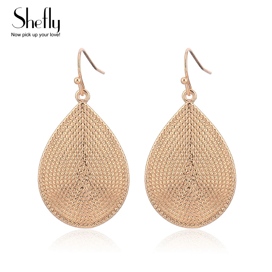 Women's Vintage Earrings Gold Color Drop Dangler Unique Water Drop Earring Minimalist Ear Jewelry For Women Party Gift Wholesale
Women's Vintage Earrings Gold Color Drop Dangler Unique Water Drop Earring Minimalist Ear Jewelry For Women Party Gift Wholesale