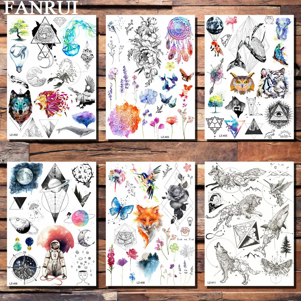 FANRUI Watercolor Fox Dreamcatcher Temporary Tattoos For Men Women Arm Neck Fake Tatoos Lavender Plants Body Art Tattoo Stickers
FANRUI Watercolor Fox Dreamcatcher Temporary Tattoos For Men Women Arm Neck Fake Tatoos Lavender Plants Body Art Tattoo Stickers