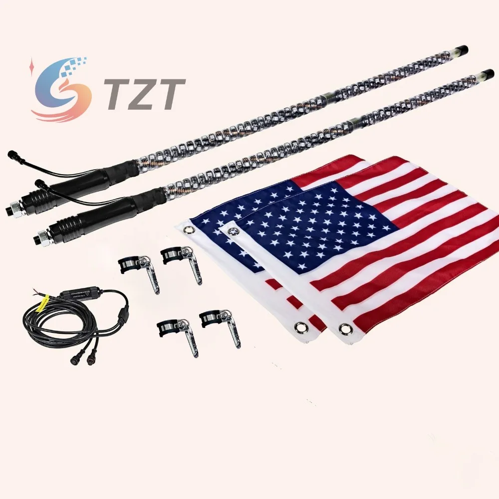 2018 1PC 5FT/1.5M RGB LED Whip 360 degree Spiral and Quick Release Base Remote Control for ATV/UTV
2018 1PC 5FT/1.5M RGB LED Whip 360 degree Spiral and Quick Release Base Remote Control for ATV/UTV