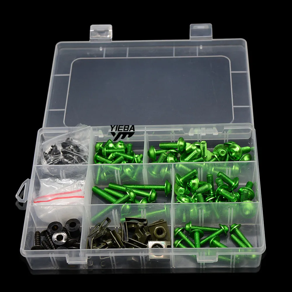 1 Sets Universal Motorcycle Windshield Fairing Bolts Nuts Screws Washer Kit Fastener Clips Screws for kawasaki bmw yamaha
1 Sets Universal Motorcycle Windshield Fairing Bolts Nuts Screws Washer Kit Fastener Clips Screws for kawasaki bmw yamaha
