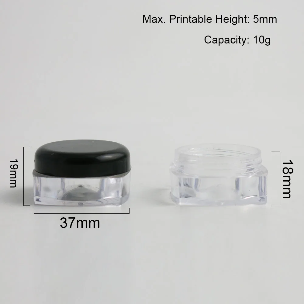 360 x 10g Empty Square Mini Portable Make Up Cream Jar Pot Containers With Plastic Cap 10cc Cosmetic Containers
360 x 10g Empty Square Mini Portable Make Up Cream Jar Pot Containers With Plastic Cap 10cc Cosmetic Containers