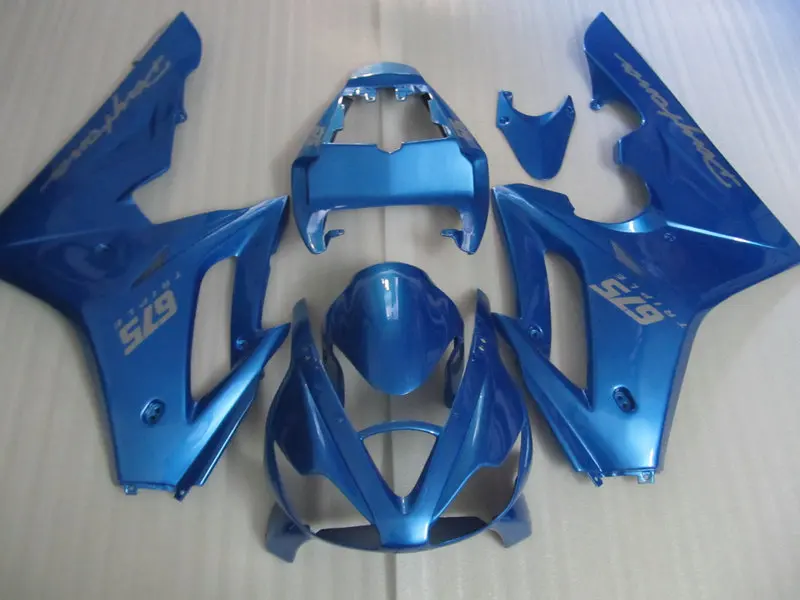 Набор обтекателей для литья под давлением Triumph Daytona675 06 07 08 daytona 675 2006 2007 2008 ABS Cool Blue