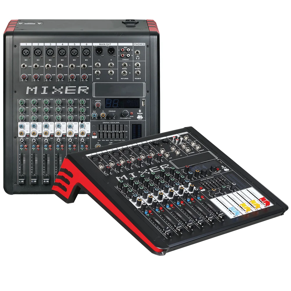 Mixing console recorder 48 V phantom power monitor AUX effect path 8-10 channel audio mixer USB 99 DSP effects TAi
Mixing console recorder 48 V phantom power monitor AUX effect path 8-10 channel audio mixer USB 99 DSP effects TAi