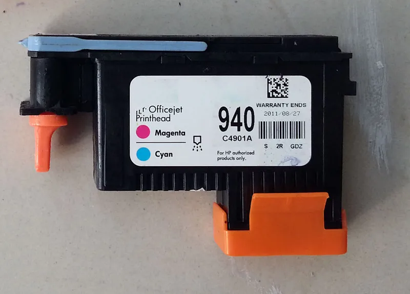 940 MAGENTA / CYAN Professional refurbished PRINTHEAD C4901A for OfficeJet Pro 8500 8000 printer printer parts
940 MAGENTA / CYAN Professional refurbished PRINTHEAD C4901A for OfficeJet Pro 8500 8000 printer printer parts