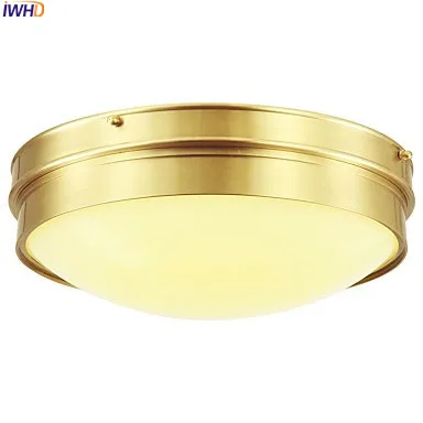 IWHD American Copper LED Ceiling Light Fixtures Plafonnier Living Room Lights Lamp Lampara Techo Luminaire Home Lighting
IWHD American Copper LED Ceiling Light Fixtures Plafonnier Living Room Lights Lamp Lampara Techo Luminaire Home Lighting