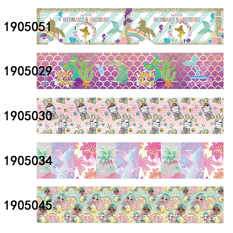(50 yards/lot) High quality mermaid printed cartoon character ribbons, wholesale mermaid elastic ribbon for hair ties
(50 yards/lot) High quality mermaid printed cartoon character ribbons, wholesale mermaid elastic ribbon for hair ties