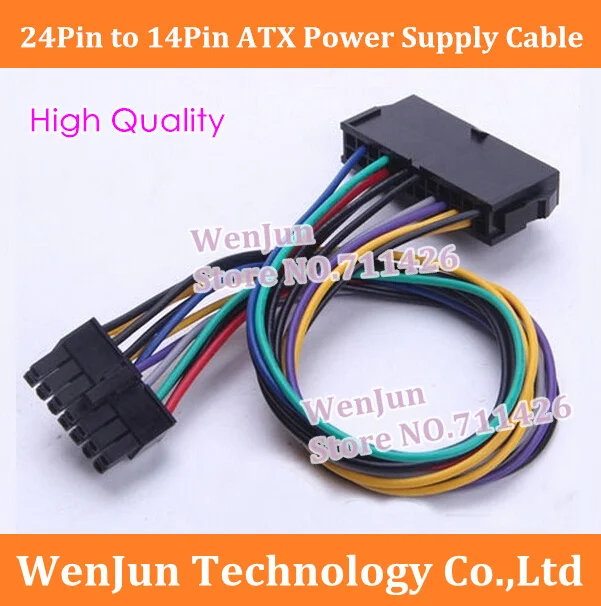 Colorful wire 24Pin to 14Pin ATX Power Supply Cable Cord For Lenovo Q77 B75 A75 Q75 PC Desktop Motherboard DIY 30cm
Colorful wire 24Pin to 14Pin ATX Power Supply Cable Cord For Lenovo Q77 B75 A75 Q75 PC Desktop Motherboard DIY 30cm