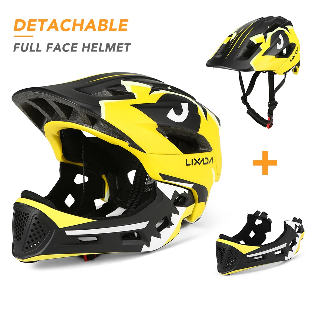 Lixada Motorcycle Children Helmet Kids Detachable Full Face Helmet Children Sports Safety Helmet for Cycling Skateboarding
Lixada Motorcycle Children Helmet Kids Detachable Full Face Helmet Children Sports Safety Helmet for Cycling Skateboarding
