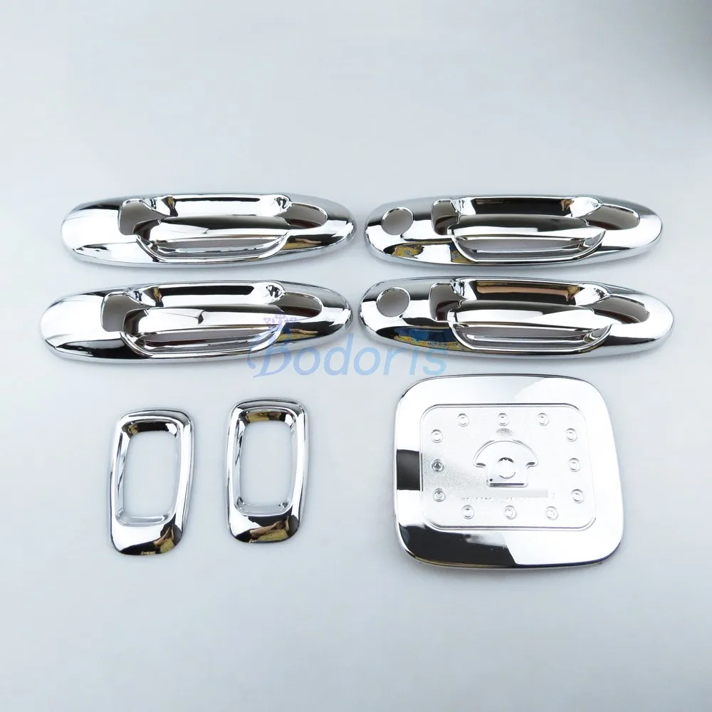 11 Pieces Chrome Door Handle Side Lamp Fuel Tank Cap Cover 1998-2007 For Toyota Land Cruiser 100 Lexus LX470 Accessories
11 Pieces Chrome Door Handle Side Lamp Fuel Tank Cap Cover 1998-2007 For Toyota Land Cruiser 100 Lexus LX470 Accessories