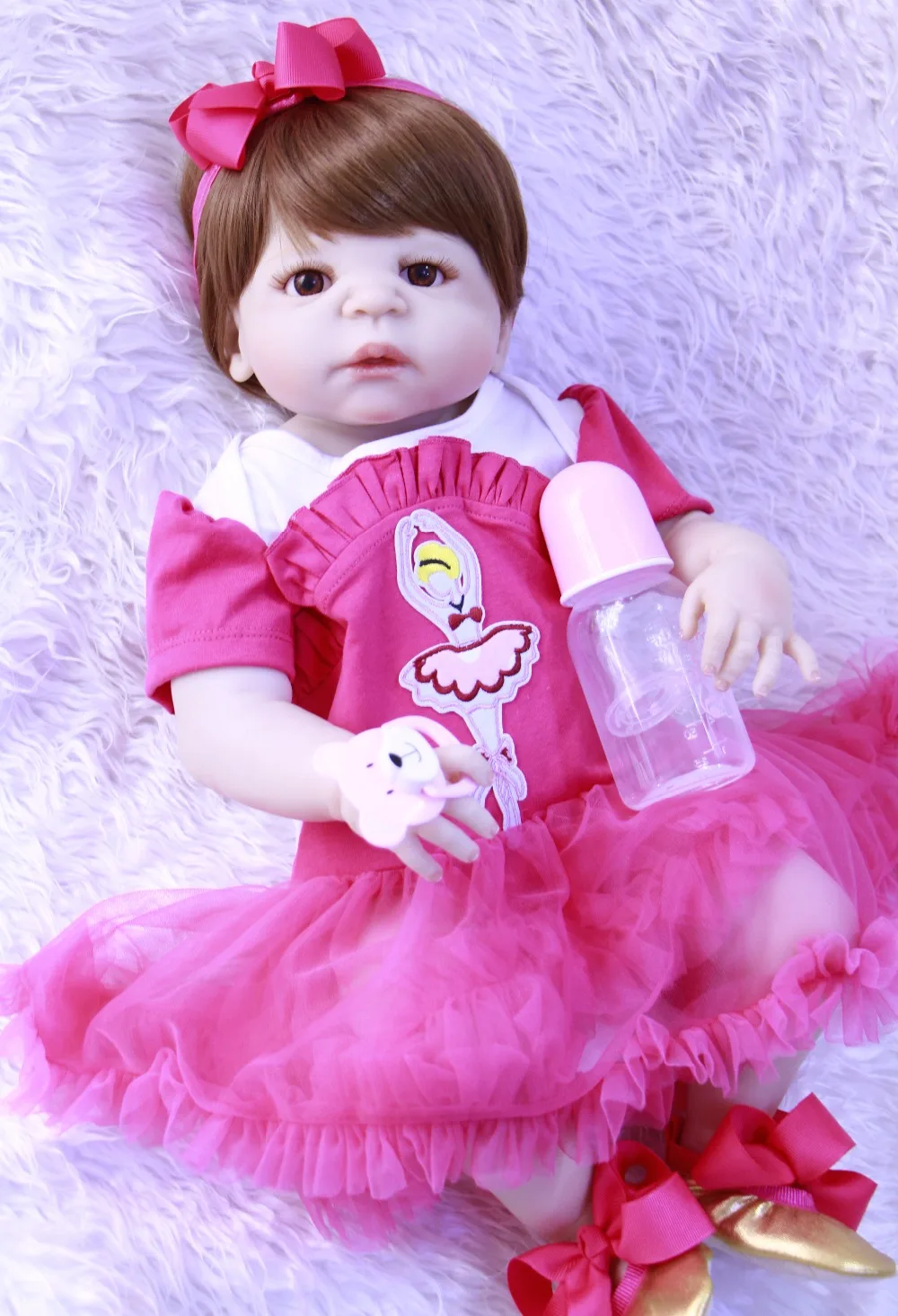 Reborn dolls baby toys 22inch full silicone reborn dolls for children gift can bathe play house toys gift bebe-reborn bonecas
Reborn dolls baby toys 22inch full silicone reborn dolls for children gift can bathe play house toys gift bebe-reborn bonecas
