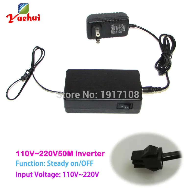 AC100-220V 50meters Flashing EL inverter or EL converter for driving 50meter EL wire and EL strip to Garden Party Decoration
AC100-220V 50meters Flashing EL inverter or EL converter for driving 50meter EL wire and EL strip to Garden Party Decoration