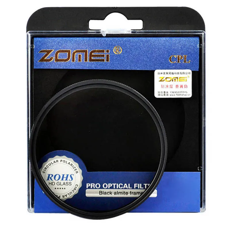 Zomei 62mm CPL Filter CIR-PL Circular Polarizing Filter for Canon Nikon Sony Olympus Pentax Camera Lens 62 mm
Zomei 62mm CPL Filter CIR-PL Circular Polarizing Filter for Canon Nikon Sony Olympus Pentax Camera Lens 62 mm