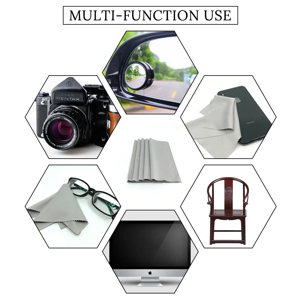 Zipsoft Cleaner Clean Glasses Lens Cloth Wipes For Sunglasses Microfiber Eyeglass Cleaning Cloth2018 New 14*16cm 15cm*18cm 5Pcs 
Zipsoft Cleaner Clean Glasses Lens Cloth Wipes For Sunglasses Microfiber Eyeglass Cleaning Cloth2018 New 14*16cm 15cm*18cm 5Pcs