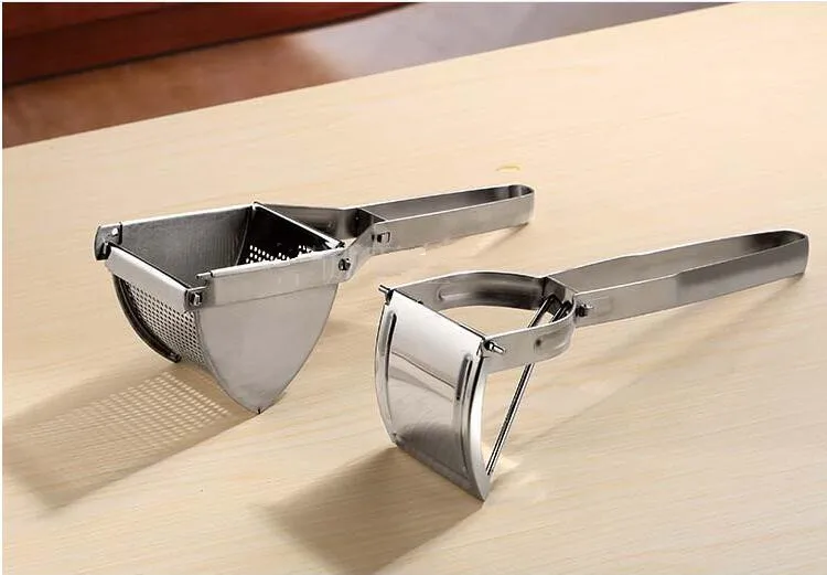 1PC Stainless Steel Potato Press Masher Ricer Fruit Juicr Garlic Press Mashers Vegetable Tools Kitchen Accesssories OK 0944
1PC Stainless Steel Potato Press Masher Ricer Fruit Juicr Garlic Press Mashers Vegetable Tools Kitchen Accesssories OK 0944