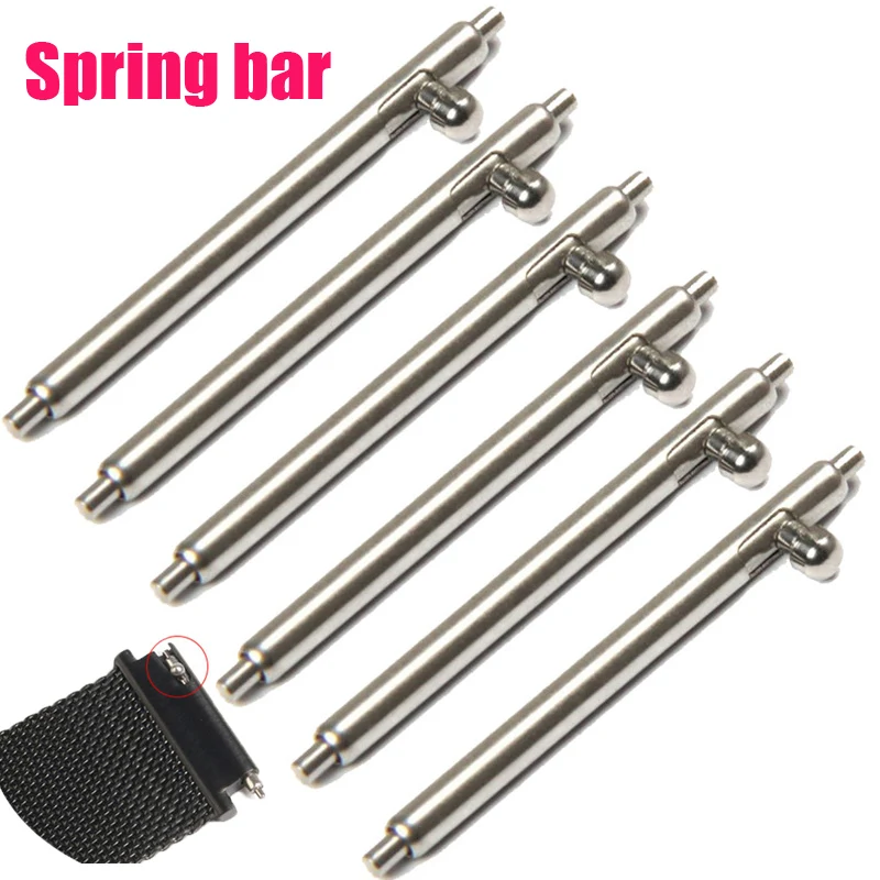 100pcs Watch Band Pins of 1.5mm Diameter 18/20/22/23mm Stainless Steel Spring Bars for Attaching Watch Band
100pcs Watch Band Pins of 1.5mm Diameter 18/20/22/23mm Stainless Steel Spring Bars for Attaching Watch Band