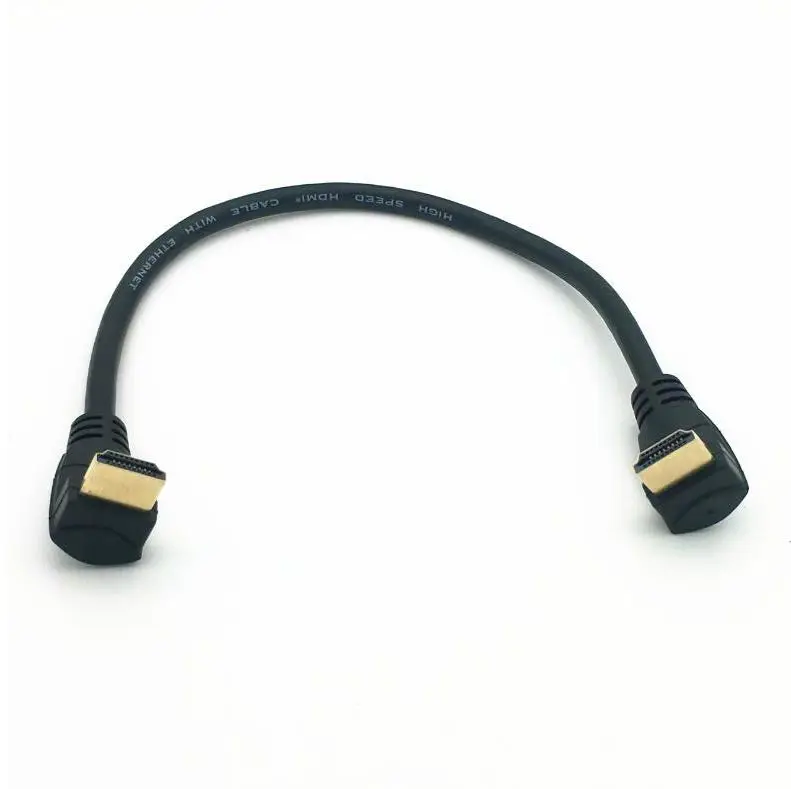HD-2.0 2K*4K 3D 60Hz Dual 90 Degree Down Angled HD-Male To Down Angled HDMI-compatible-Male HDTV Cable For DVD PS3 PC 30cm-180cm
HD-2.0 2K*4K 3D 60Hz Dual 90 Degree Down Angled HD-Male To Down Angled HDMI-compatible-Male HDTV Cable For DVD PS3 PC 30cm-180cm