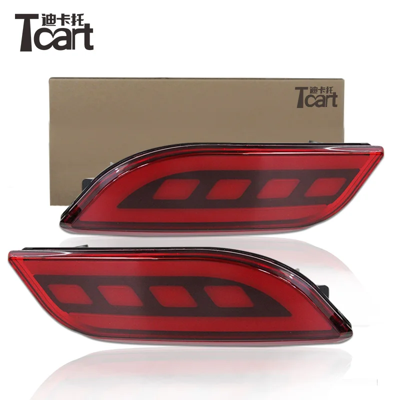 Tcart 2pcs New Auto Led Fog Lamps Tail Brake Lights Reflector Car LED Rear Bumper Light For Jeep Compass 2017 2018 Accessories
Tcart 2pcs New Auto Led Fog Lamps Tail Brake Lights Reflector Car LED Rear Bumper Light For Jeep Compass 2017 2018 Accessories